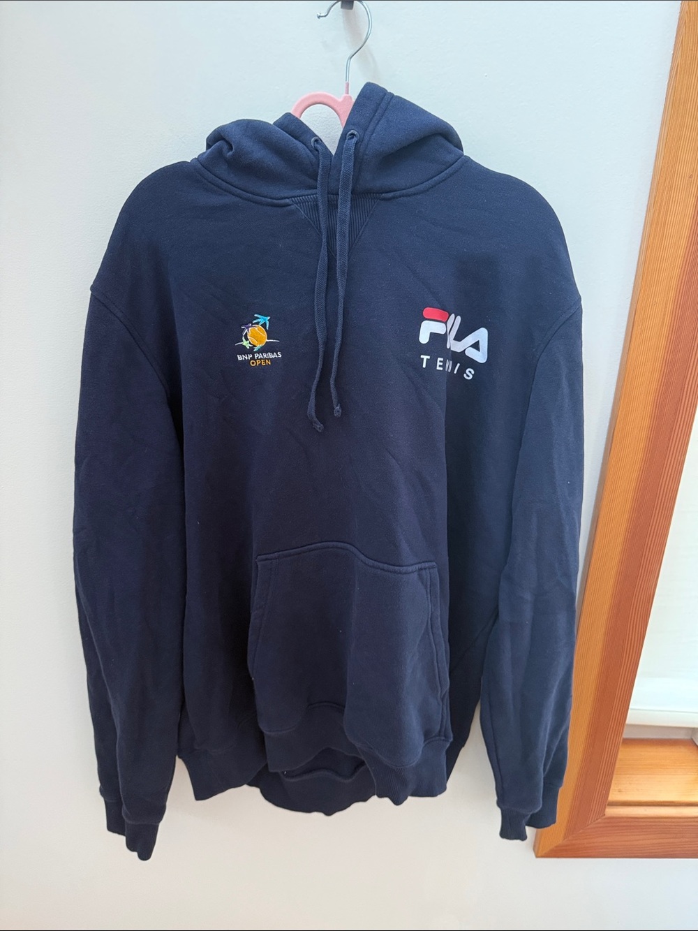 Fila Navy Hoodie with Tennis Logos